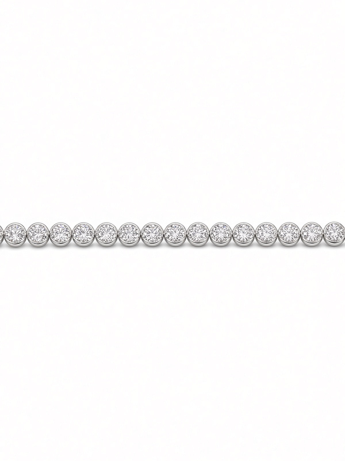 Bezel Tennis Bracelet