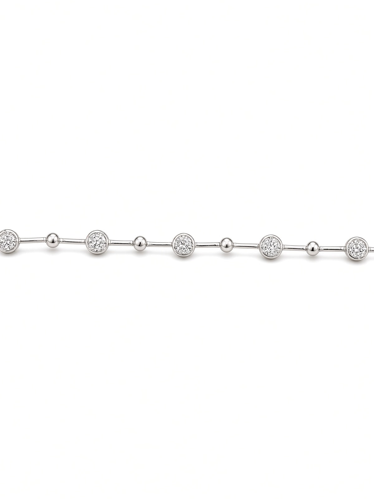 Silver Classic Tennis Bracelet