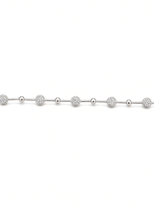Silver Classic Tennis Bracelet