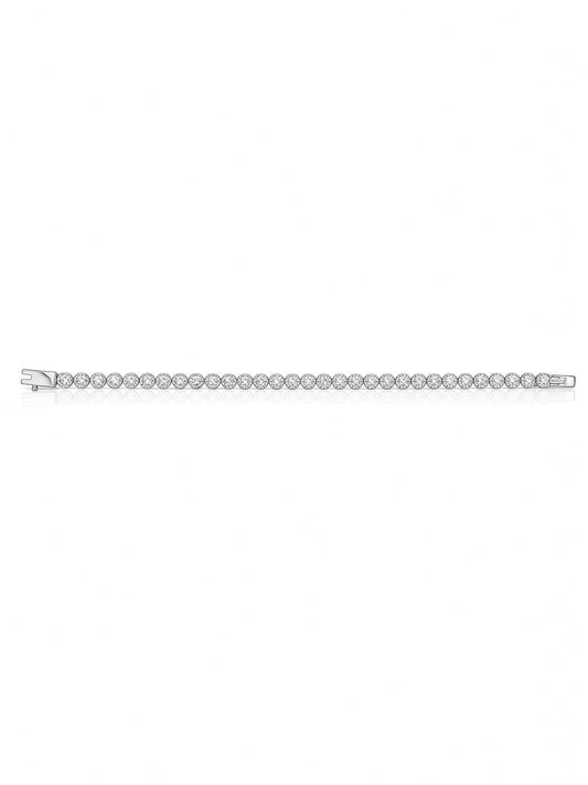 Bezel Tennis Bracelet