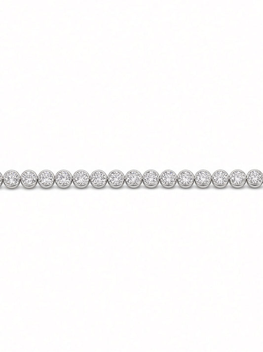 Bezel Tennis Bracelet