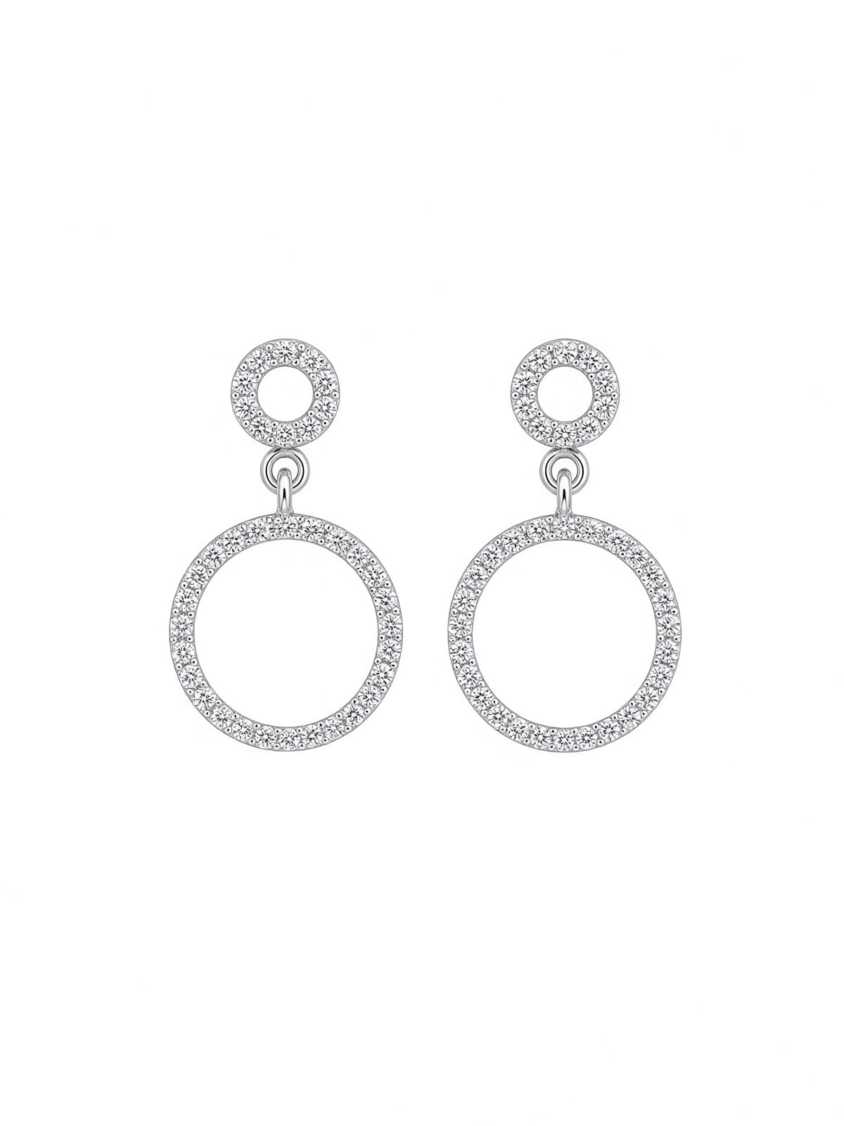 Pavé Drop Earrings