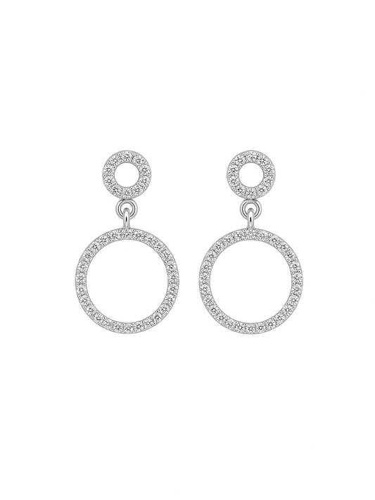 Pavé Drop Earrings