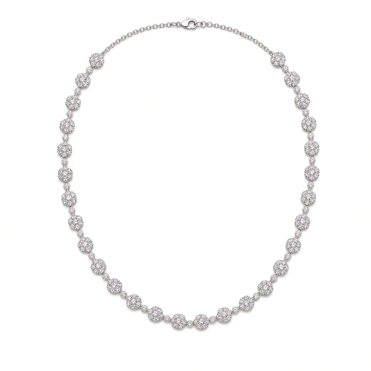 Floret Tennis Necklace