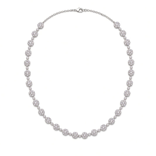 Floret Tennis Necklace