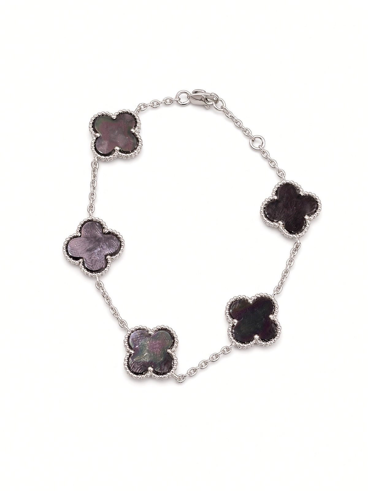 Mother-of-Pearl Clover Bracelet