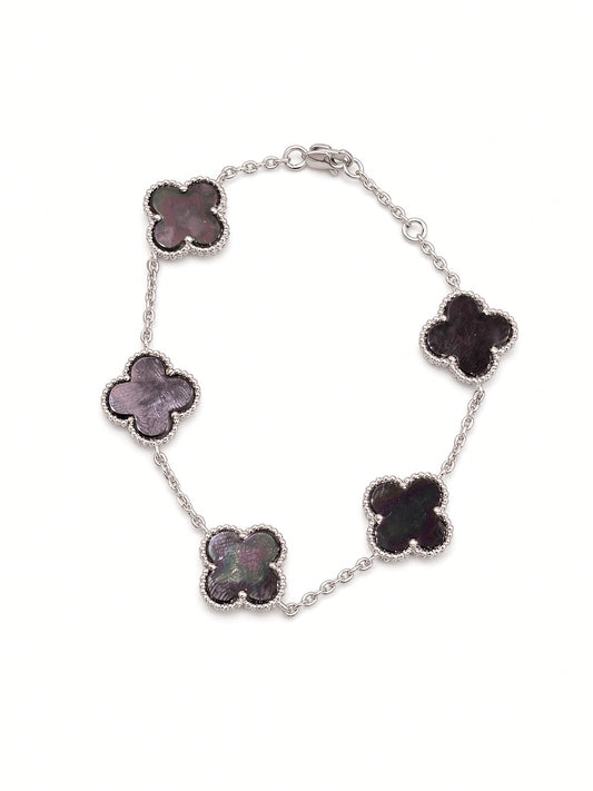 Mother-of-Pearl Clover Bracelet
