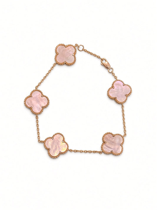 Mother-of-Pearl Clover Bracelet